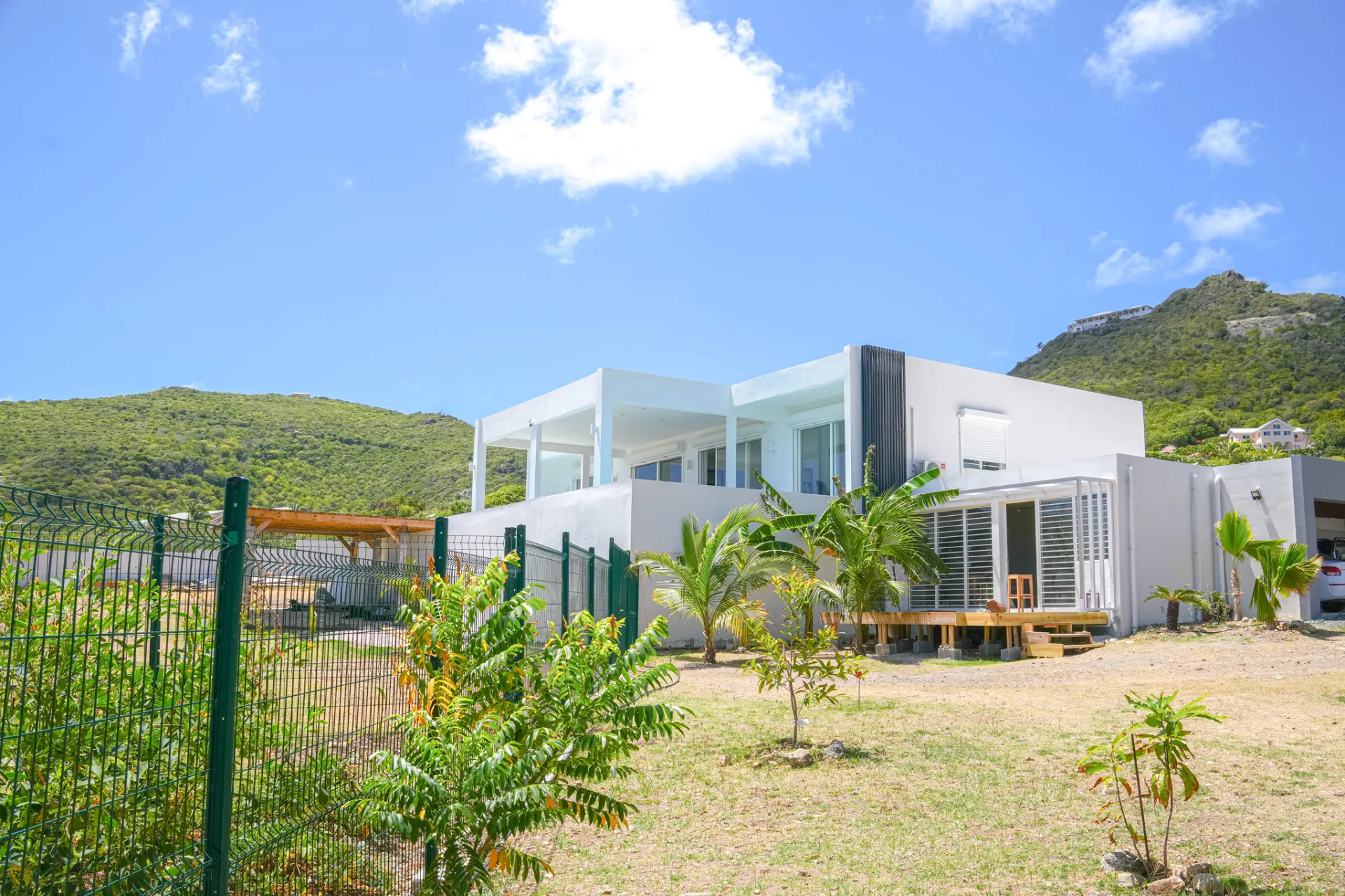 Villa and tropical garden